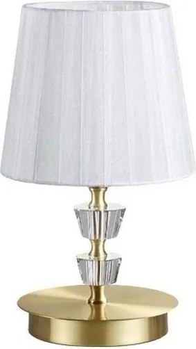 Ideal Lux - Lampada da tavolo in cristallo PEGASO 1xE14/28W/230V dorata