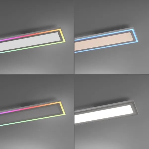 Leuchten Direkt 1490116-LED RGB Lampada da soffitto dimmerabile EDGING LED/24W/230V