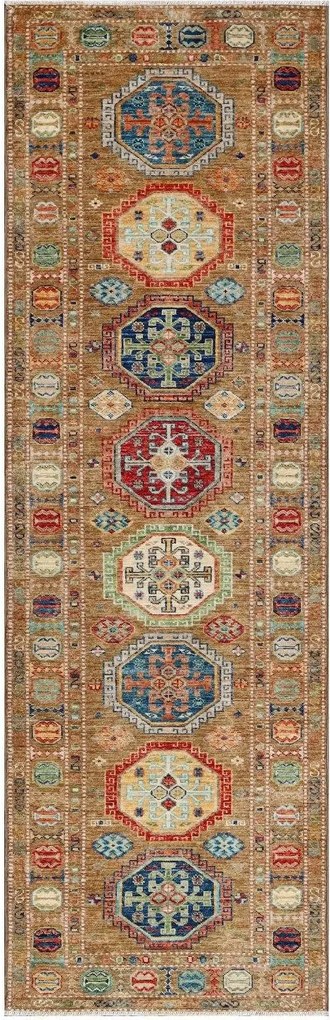 Kazak Tappeto orientale 80x260 (Pakistan) Annodato A Mano