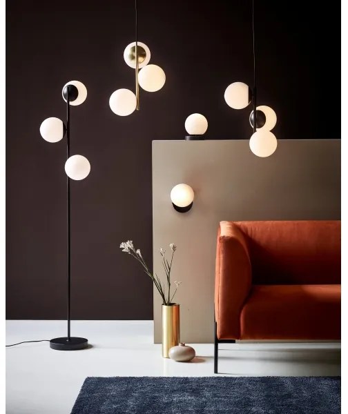 Nordlux - Lampada con piedistallo LILLY 3xE14/25W/230V nero