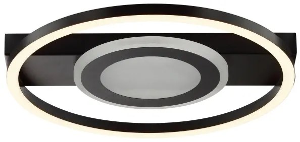 Brilliant - Plafoniera LED RGBW dimmerabile MAUREEN LED/20W/230V 3000-6500K nera + telecomando