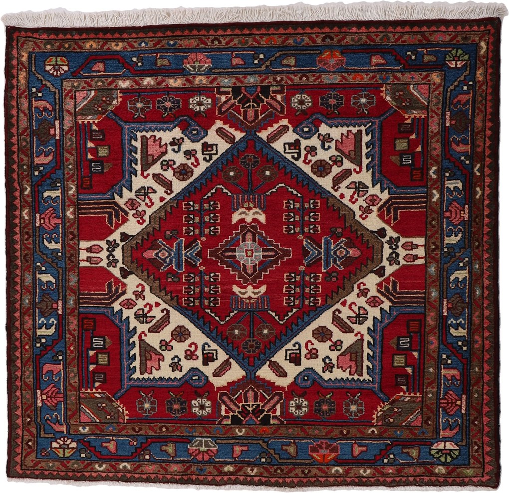 Balochi Tappeto 140 x 130 (Iran) Annodato A Mano