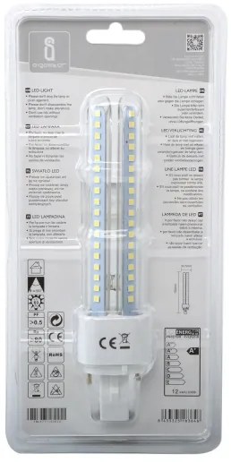 Lampadina LED G24D-3/12W/230V 6500K - Aigostar