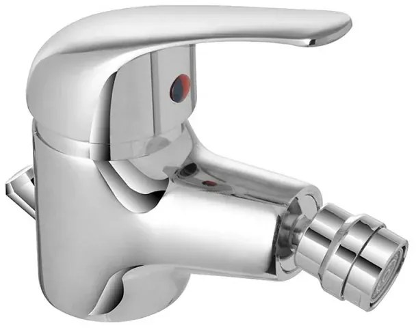 Miscelatore per bidet con piletta automatica in ottone cromato Kant