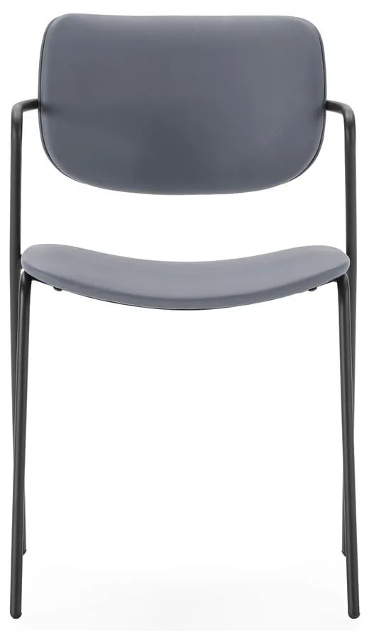 Set di sedie da pranzo grigio scuro 2 pz Maika - Marckeric