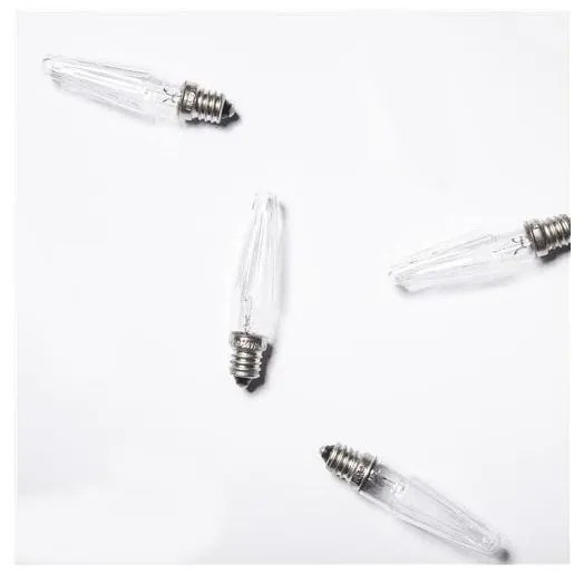 SET 4x Lampadine ASTERIA E10/14V bianche