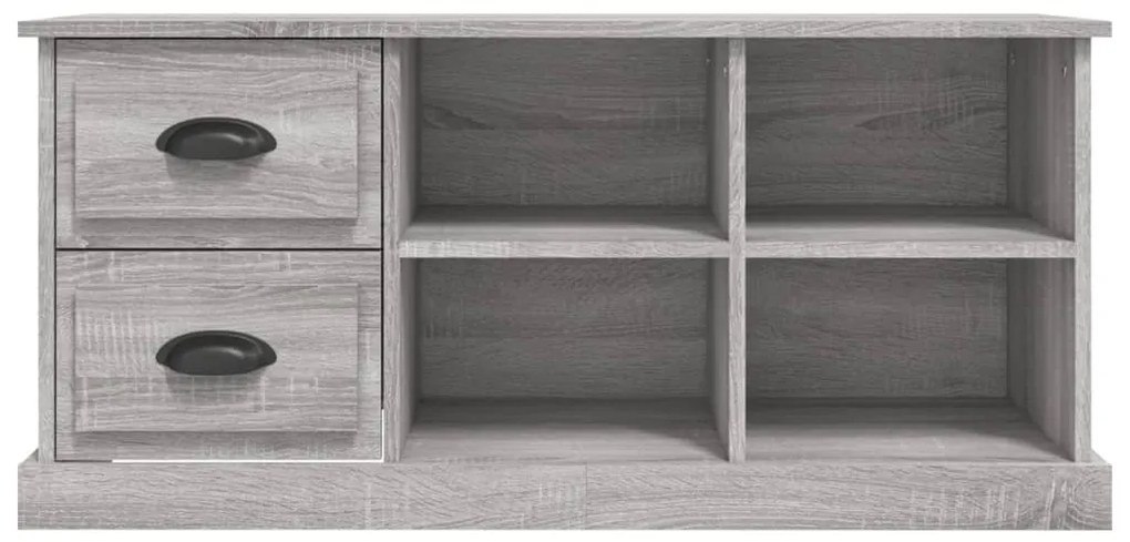 Mobile Porta TV Grigio Sonoma 102x35,5x47,5cm Legno Multistrato