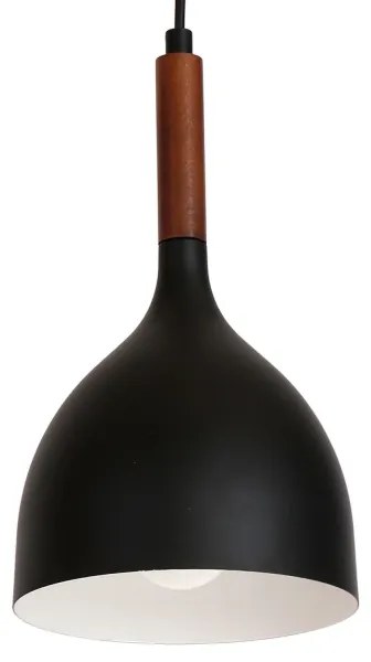 Lampadario a sospensione con filo NOAK WOOD 1xE27/60W/230V