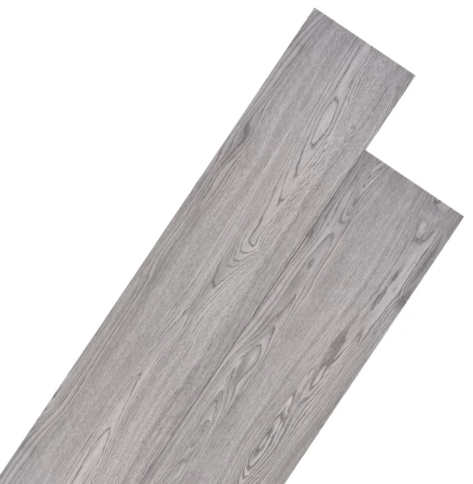 Listoni Pavimenti Non Autoadesivi Pvc 5,26m² 2mm Grigio Scuro /