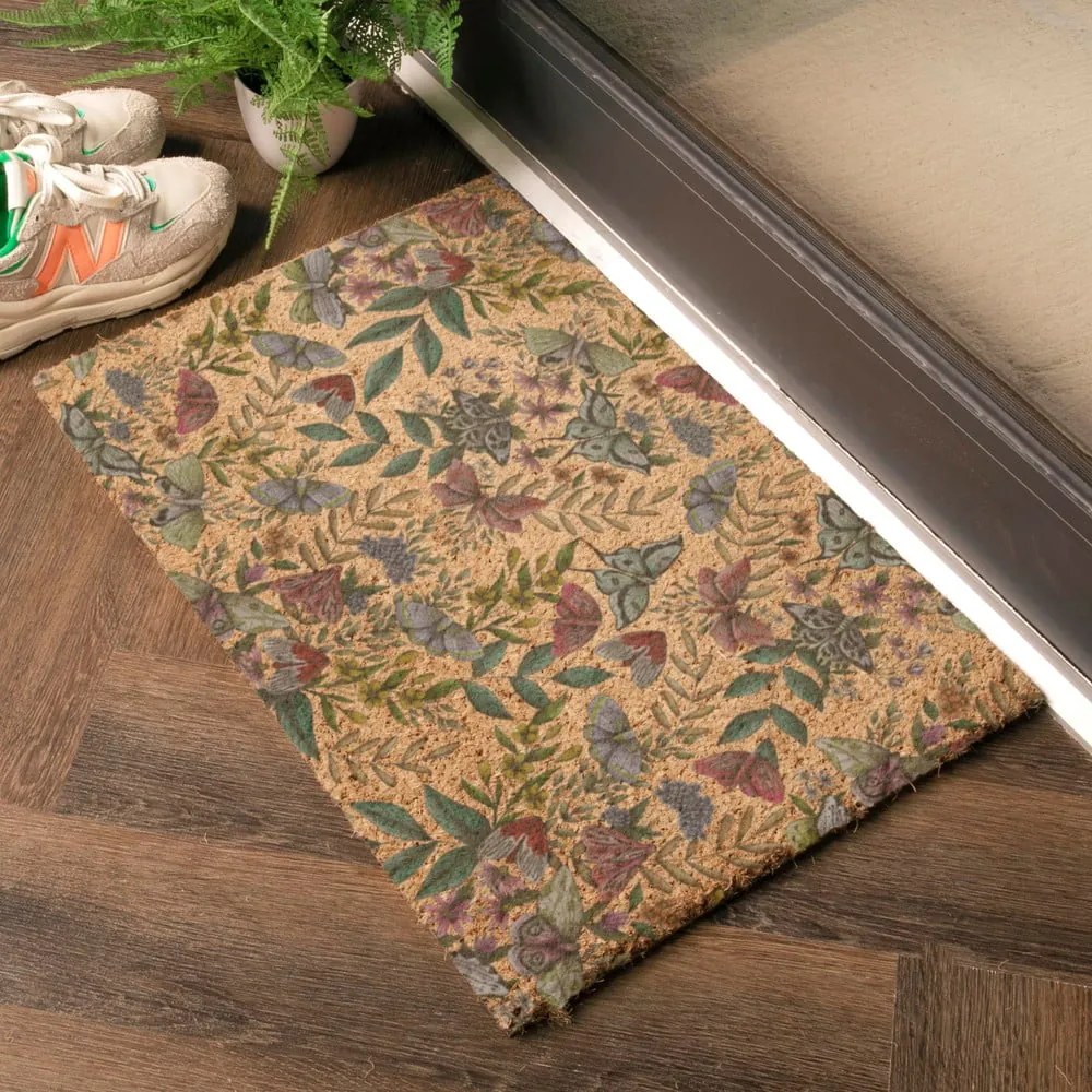 Zerbino in fibre di cocco 40x60 cm Midnight Garden x Celia Battaini – Artsy Doormats