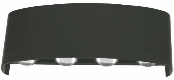 Top Lampada - Applique a LED da esterno LED/8W/230V IP44 4000K nero