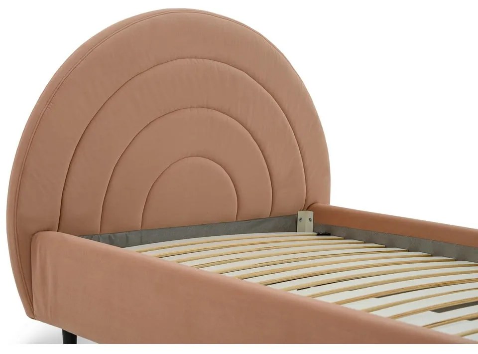 Letto per bambini rosa con contenitore 90x200 cm Rainbow - Scandic