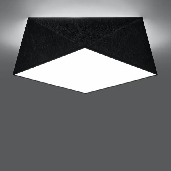 Plafoniera HEXA 2xE27/60W/230V nera