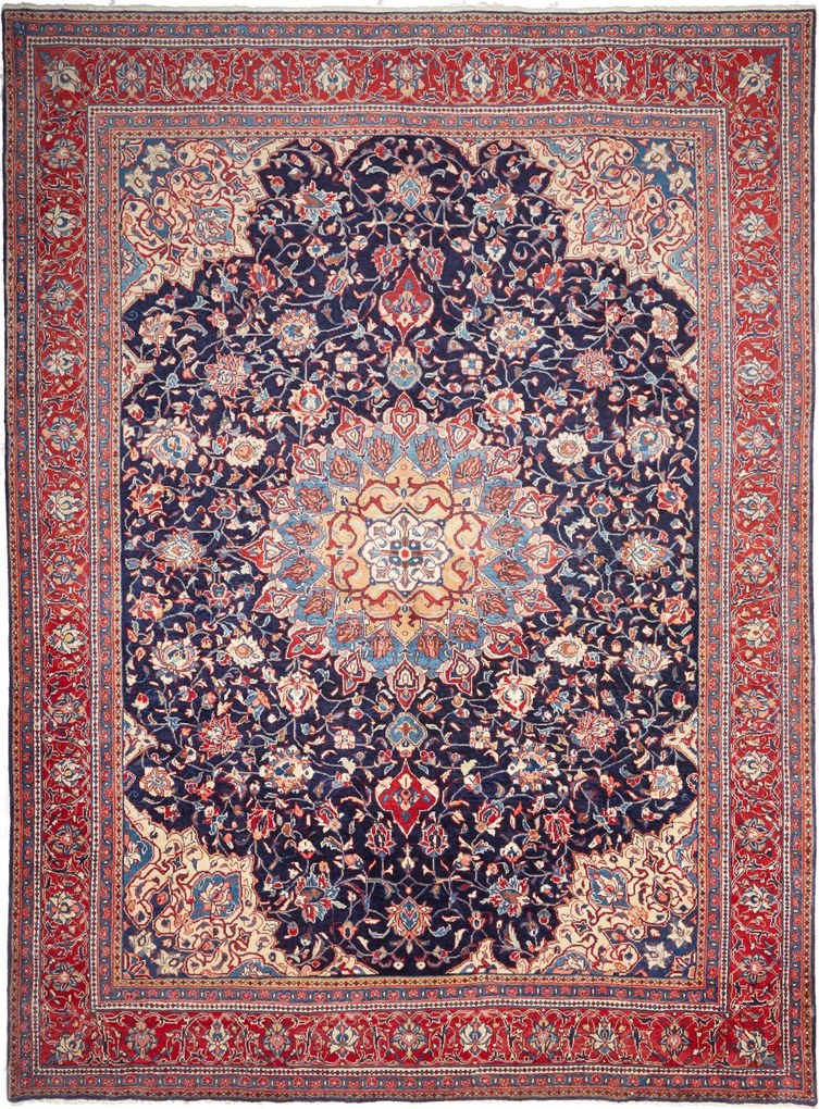 Sarouk Tappeto persiano 290x400 Blu (Iran) Annodato A Mano