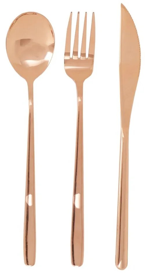 Posate in acciaio inox color rame 6 pezzi Mimo - Premier Housewares