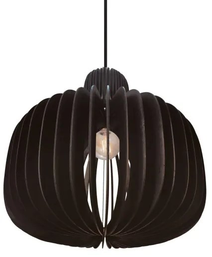 Nordlux - Lampada a sospensione HAZO con cavo 1xE27/60W/230V, nero