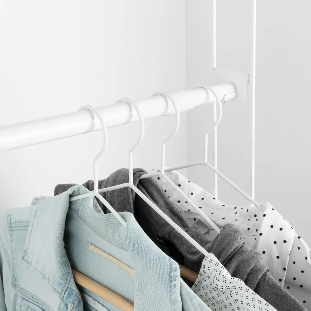 Set di 2 scale e asta porta abiti espandibile Muro - Compactor