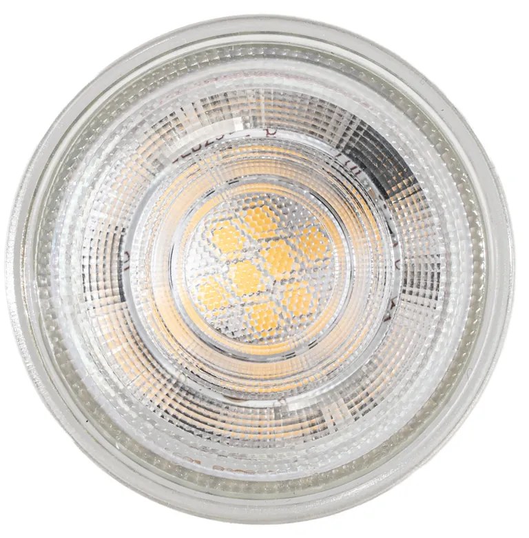 Set van 5 GU10 50mm dimbare LED lampen helder 4.9W 500 lm 2700K