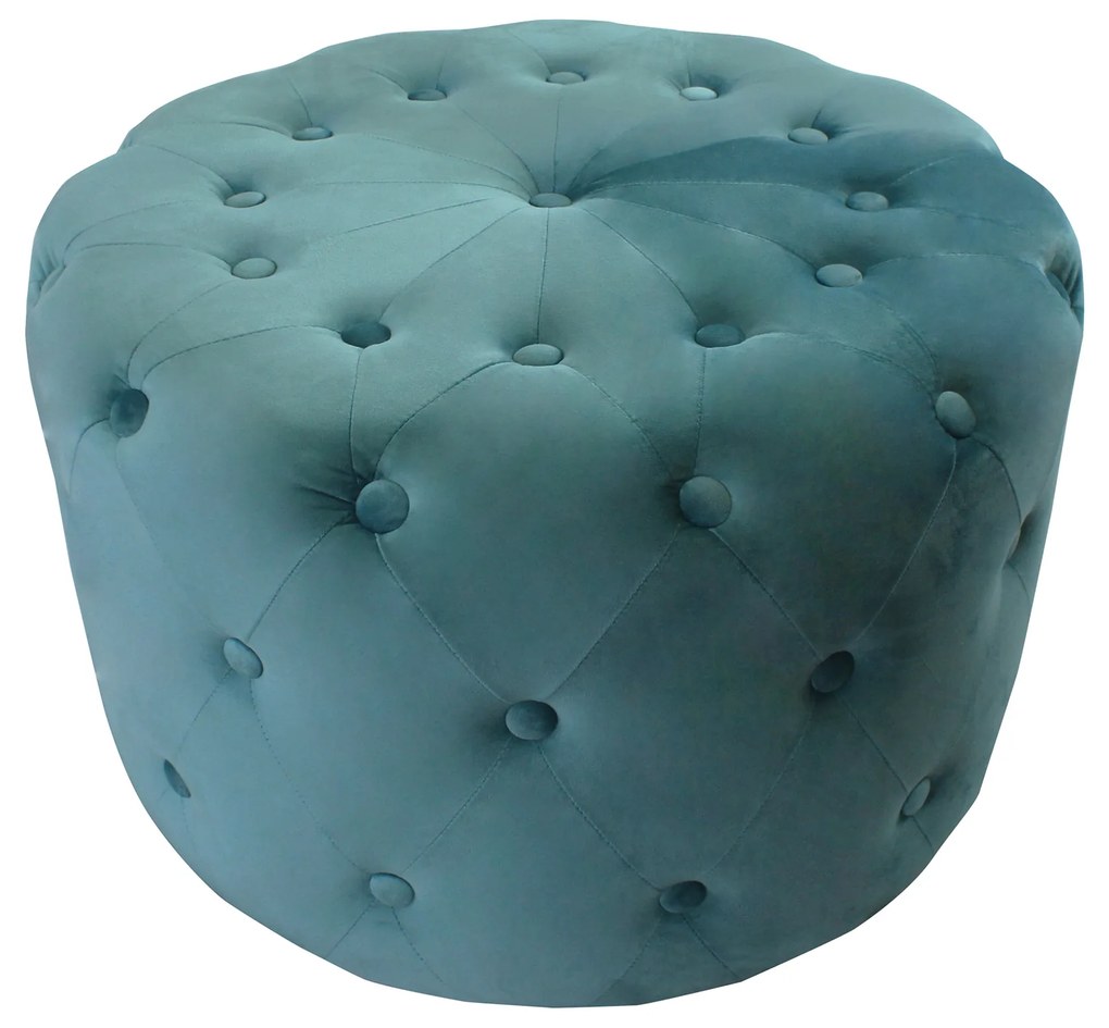 AURA - pouf rotondo in velluto