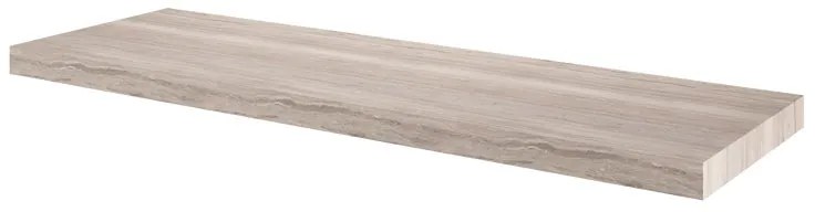 Top per lavabo Neo SENSEA L 151 x H 5.8 x P 48.5 cm beige stratificato, effetto pietra naturale