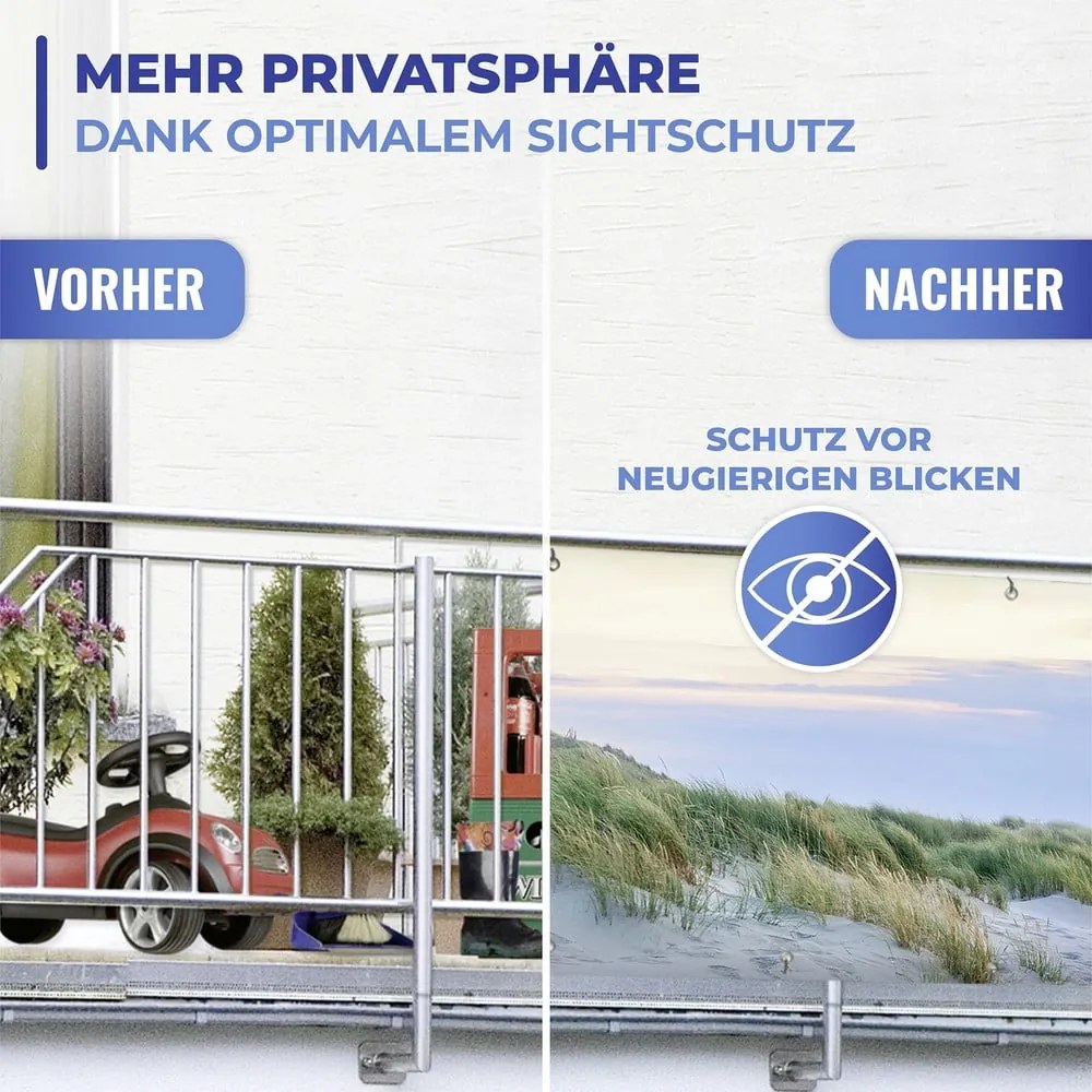 Parasole in plastica 500x85 cm North Sea Coast – Maximex