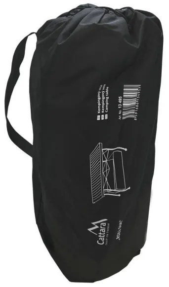 Tavolo da campeggio pieghevole 118x70 cm antracite