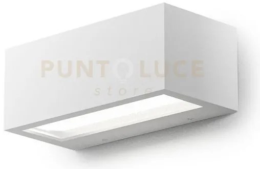 Ges971c- applique led bianco 3000k 933lm 15w ip65 21,5cm