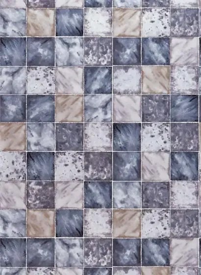Fliesen Tapete Hammam von Osborne & Little - Charcoal