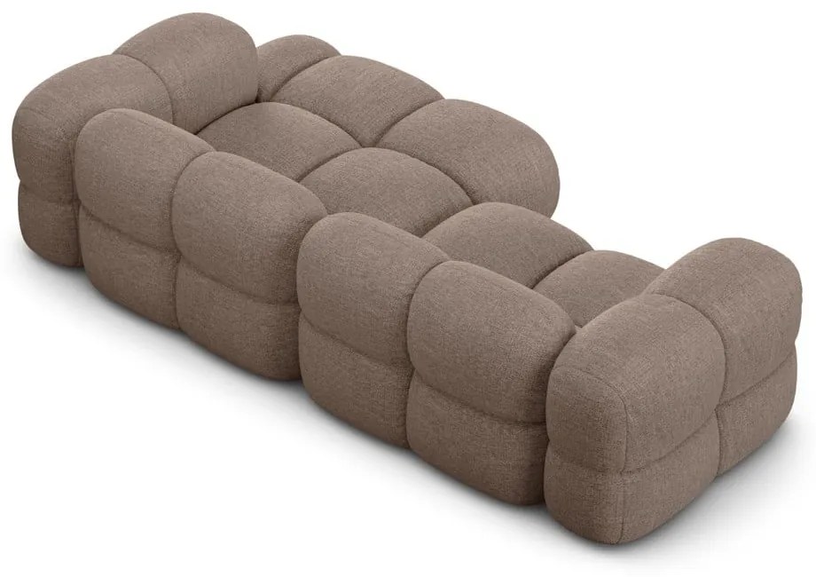 Divano angolare marrone (con penisola a destra/con chaise lounge) Loretto – Cosmopolitan Design