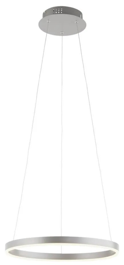 Leuchten Direkt 15393-95-Lampadario a sospensione con filo LED dimmerabile RITUS LED/20W/230V cromo