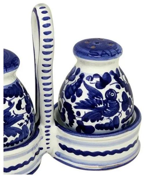 Sale-pepe in Ceramica Deruta -  Arabesco Blu