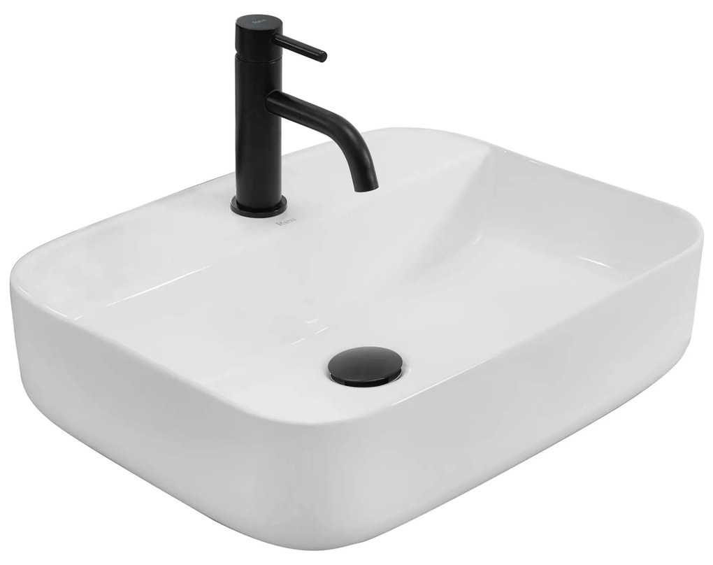 Lavabo da appoggio Rea Martina White