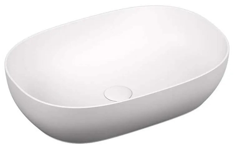 Lavabo da appoggio Ovale Vitra sanitari Bianco opaco da 60 cm 5995B401-0016