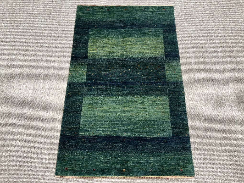 Loribaft Tappeto 80 x 130 Verde (Iran) Annodato A Mano