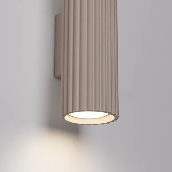 Brilagi - Applique da parete LED CRESTO 2x GU10 / 10 W / 230 V, 30 cm, taupe