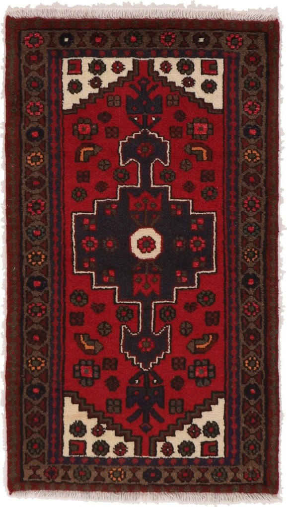 Hamedan Tappeto 70 x 120 (Iran) Annodato A Mano