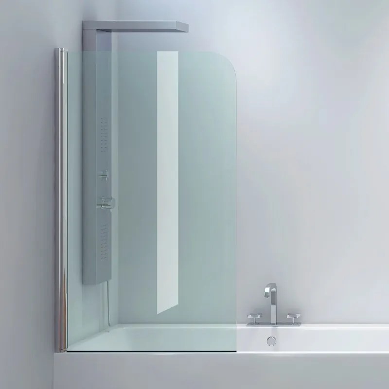 Parete vasca 100 cm fissa altezza 140cm | KV25 - KAMALU
