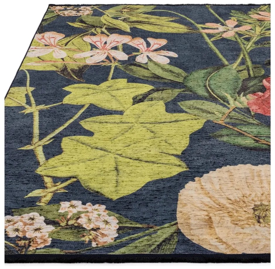 Tappeto blu scuro 160x230 cm Passiflora - Asiatic Carpets