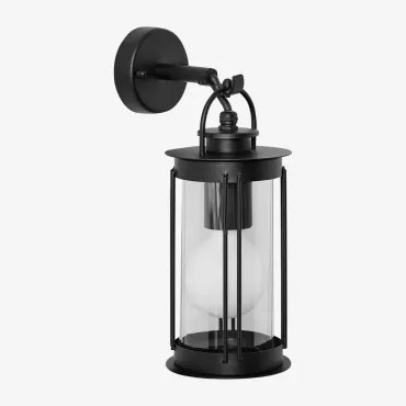 Lampada Da Parete Per Esterno Tolira In Acciaio Inox Nero - Sklum