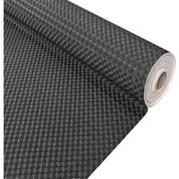 Tovaglia Pvc Proteggi Tavolo Mollettone 140x200 cm Morbido Antiscivolo Antimacchia Antiurto Nero