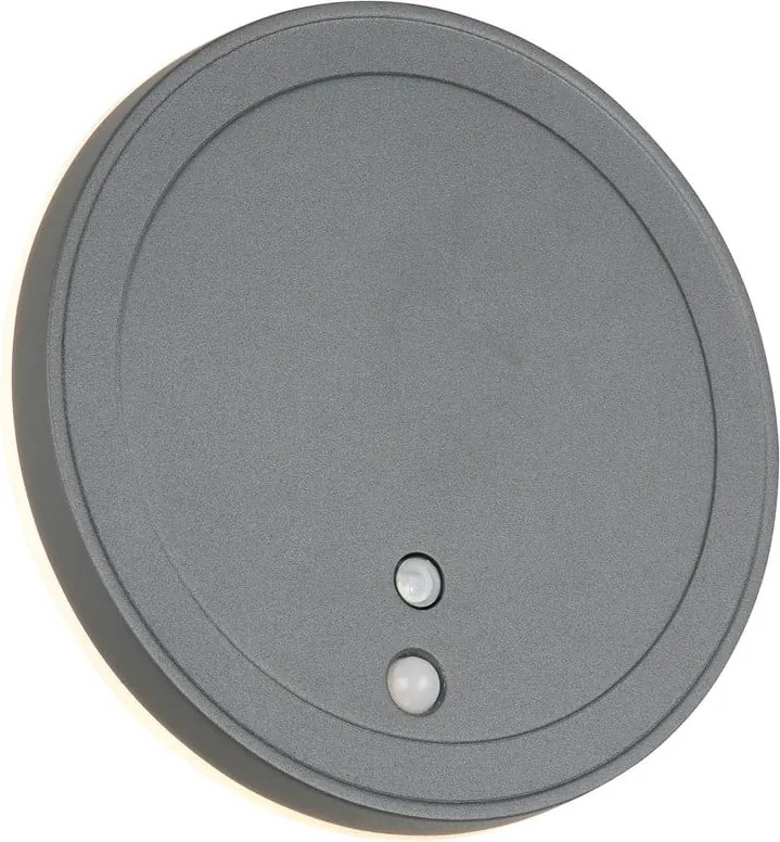 Illuminazione esterna LED con sensore di movimento da parete ø 14 cm Fortaleza – Reality