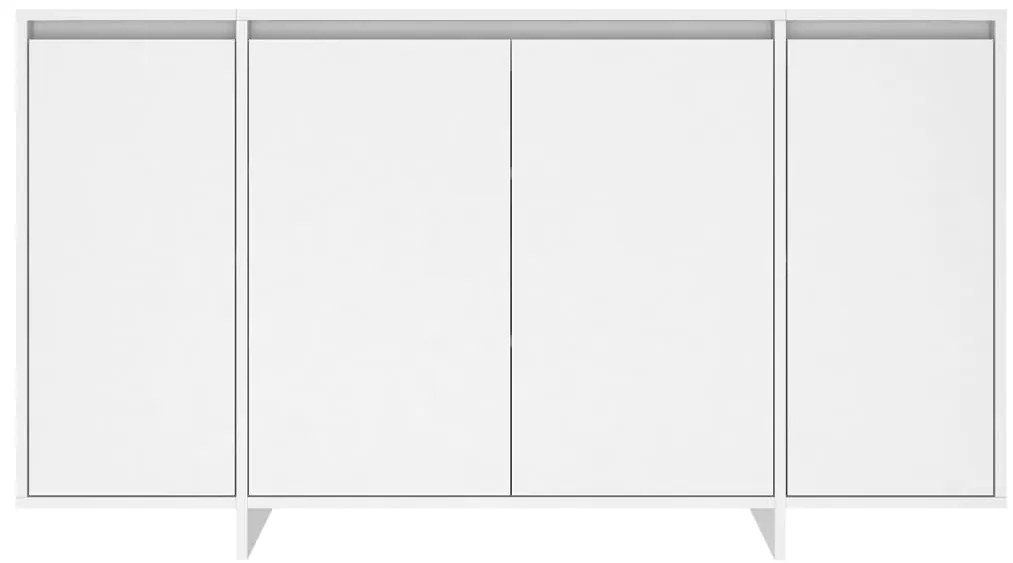 Credenza bianca 135x41x75 cm in truciolato