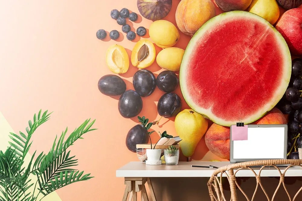 Carta da parati – Frutta estiva succosa