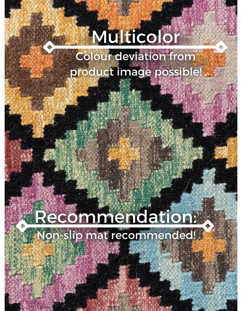 Tappeto in lana reversibile/tessuto a mano 120x170 cm Kamal Zara – Nouristan