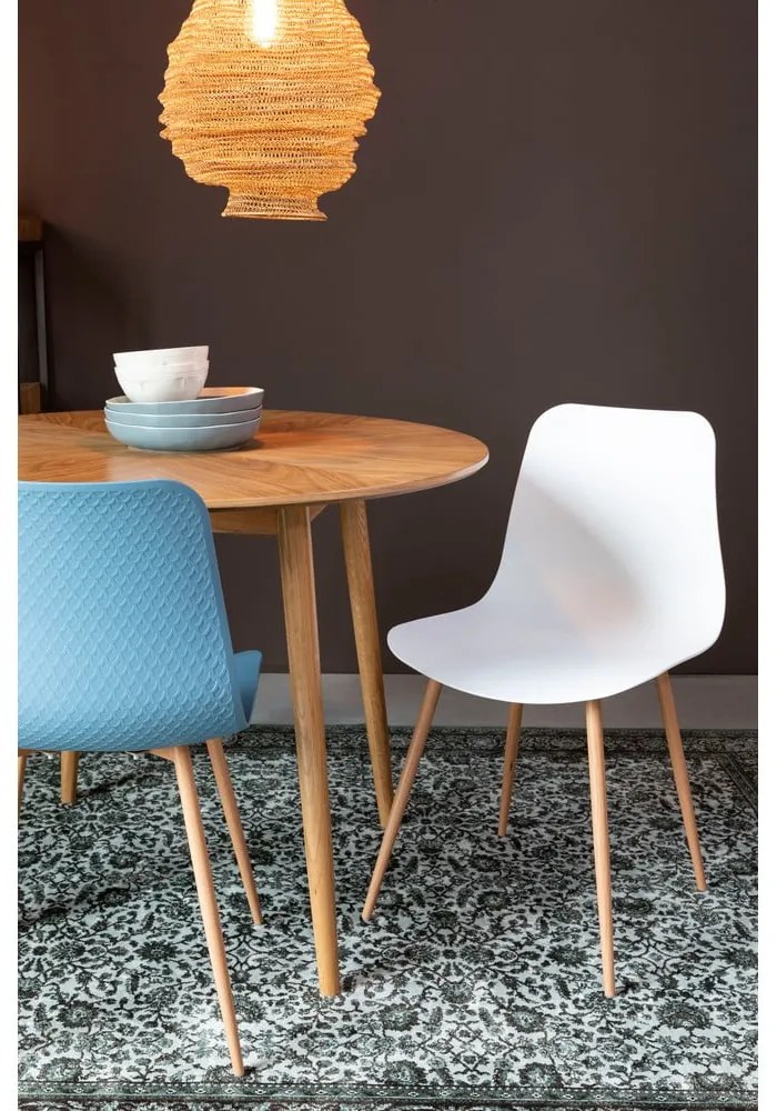 Tavolo da pranzo rotondo con piano in rovere ø 100 cm Fabio - White Label