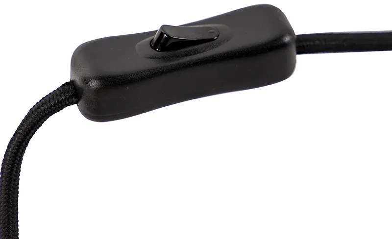 Lampada da tavolo Art Déco in ottone con vetro opalino 45,5 cm - Pallon