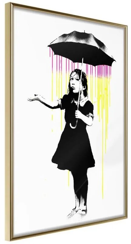 Poster  Banksy: Nola  Cornice Quadri Cornice d'oro, Larghezza x Altezza Home decor 40x60