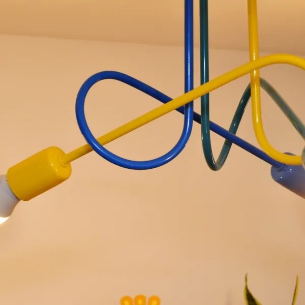 Lampadario LED da soffitto per bambini OXFORD 3xE27/15W/230V