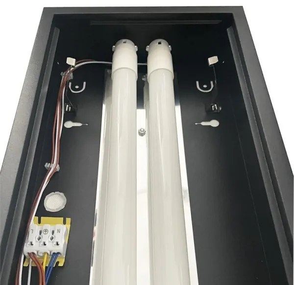 Lampada fluorescente T8 2xG13/18W/230V 120 cm nero