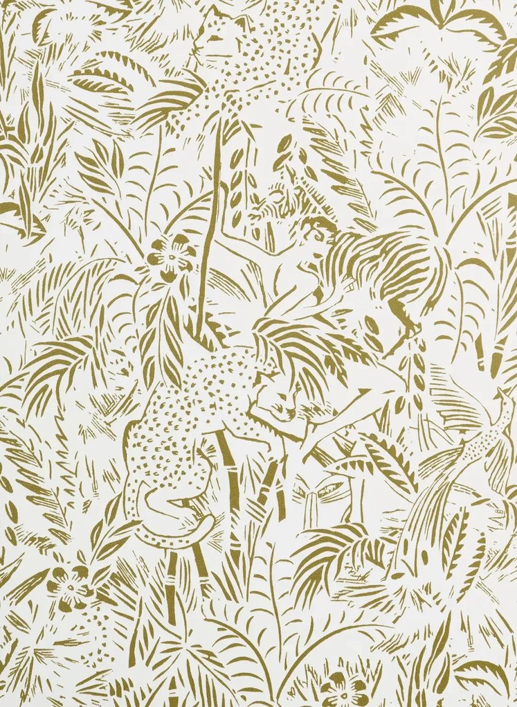 Jean Paul Gaultier Carta da parati Kenya - Tilleul